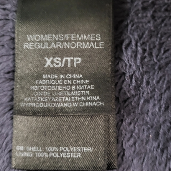 THE NORTH FACE Osito Fleece Jacket Full Zip in Steel Blue Women's XS - Picture 6 of 8